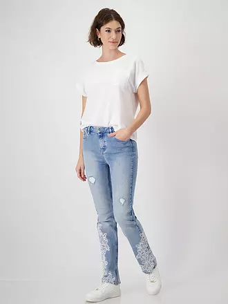 MONARI | T-shirt blouse | creme